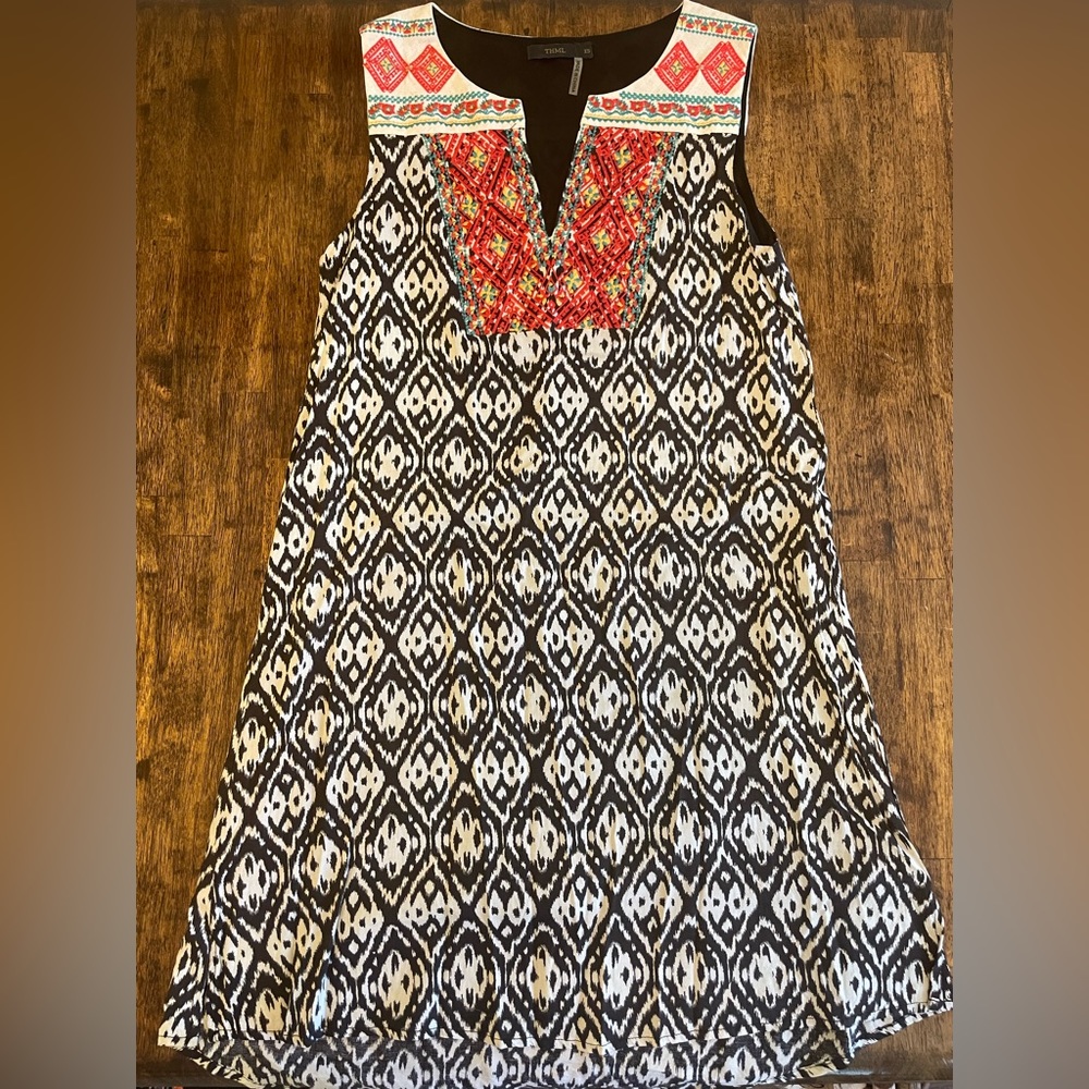 THML Patterned Mini Dress - Picture 4 of 5